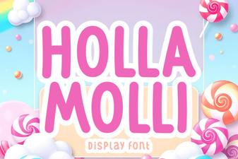 Holla Molli Font: Design with Playful Creativity