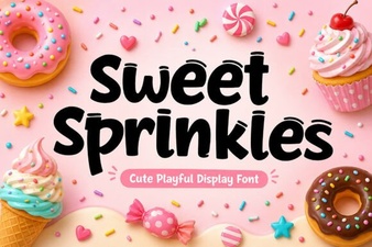 Sweet Sprinkles Font: a Sugar-Coated Design