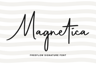 Magnetica Font: Modern Display Typography Examples