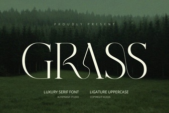 Crafting with Nature: Grass Font Typography Ideas
